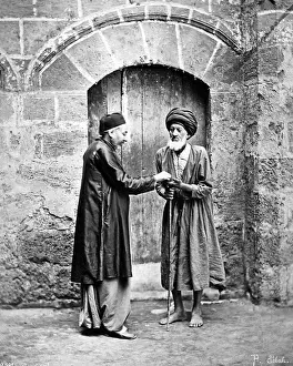 Benevolence: Man begging for alms, Egypt
