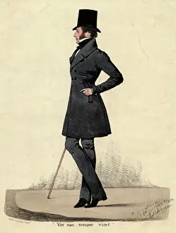 Elegantly: Man in Black 1820s