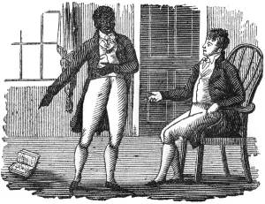 May17: Man with black servant, c. 1800