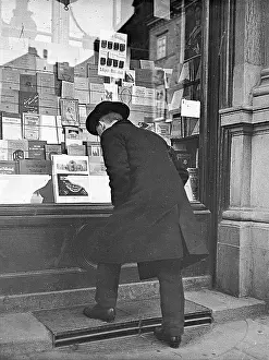 Bookstore: A man by the bookstore