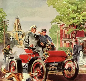 Lasalle: Man and Boy in Old Fashioned Auto