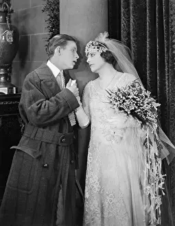 Coldness: Man and bride having passionate moment