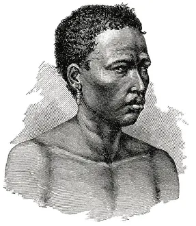 Bushman: Man - Bushman - Botswana - Africa