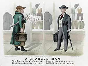Makeover: A man buying a new suit