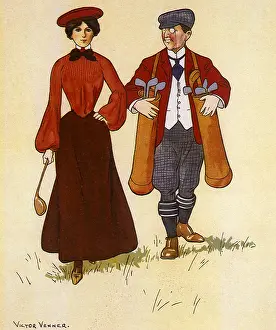 Venner: Man Caddies for Woman