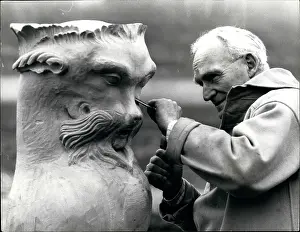 Figurehead: Man carving ship's figurehead