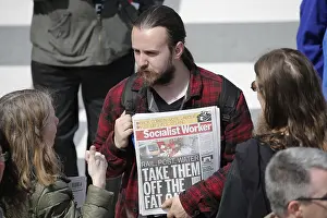 Corbyn: Man With Copy Of Socialist Worker Newspaper