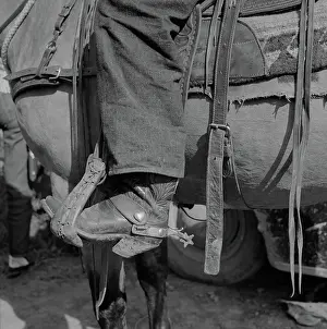 Stirrup: Man - Cowboy - Horse - Stirrup