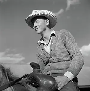 Birney: man - cowboy - ranch - leisure