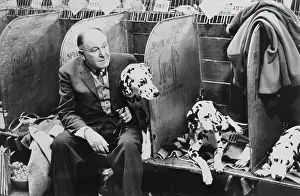 Spratt: Man with Dalmatians at Crufts Dog Show