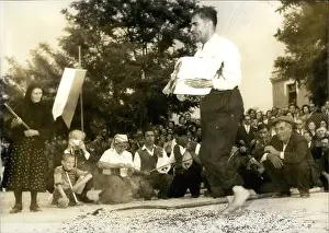Coals: Man dancing on hot coals