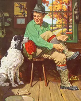 Anticipation: Man and Dog
