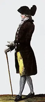 Desrais: Man dressed in Overcoat and Hat
