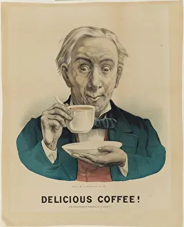 Tasty: Man drinking a cup of delicious Coffee!