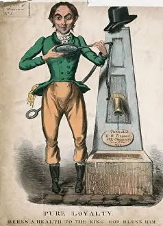 Fills: Man at drinking fountain 1830