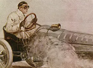 Panhard: Man in Early Race Car