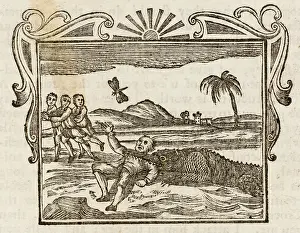 Tentyra: Man Eaten by Crocodile