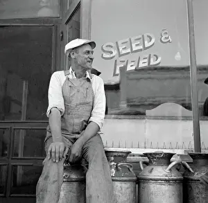 Optimistic: Man - Farmer - Occupations - Drought
