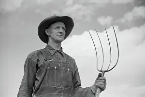 Pitchfork: Man - Farmer - Occupations - Rural