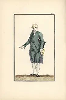 Eloffe: Man in fashionable suit, 1788