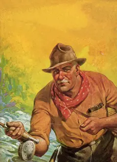 Eaton: Man Fishing