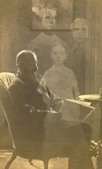 Fraud: Man with Three Ghosts c. 1862