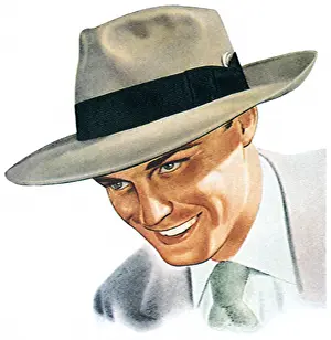 Fedora: Man in Gray Fedora
