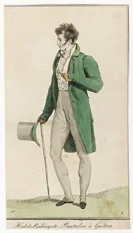 Lorgnette: MAN IN GREEN COAT 1813