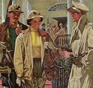 Iworld: Man greets Couple returning from Duck Hunt