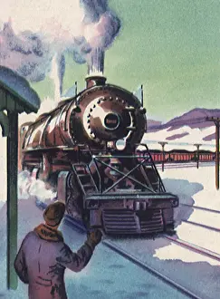 Hails: Man Greets Train