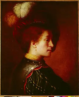 4101669: Man with Hat, by Rembrandt