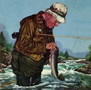 Bolenbaugh: Man holds Caught Fish