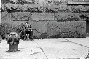 Down And Out: Man - homeless - poverty - poor - Chicago