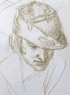Tilts: Man in Hunting Cap, by Holbein