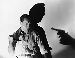 Stress: Man with knife at gunpoint