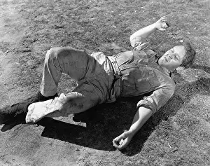 Weary: Man knocked to ground