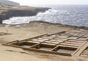 Lionel Coates: Man-made salt pans, Zebbug, Gozo
