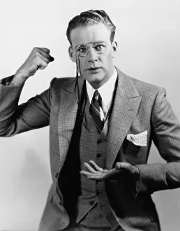Emphasis: Man making a point