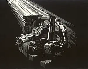 Milling: Man and Milling Machine
