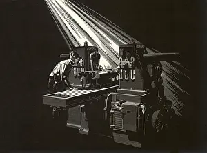 Milling: Man and Milling Machine