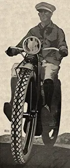 Motorbikes: Man on Motorcycle