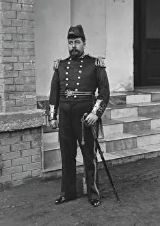 Man in naval costume