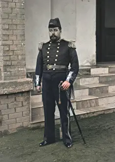 Cuff: Man in naval costume