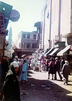 The British Caribbean History Collection: Man nearest the camera in long black traditional Egyptian dr