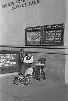 Bootblack: Man - occupations - bootblack shoe shine