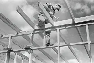 Sinton: Man - occupations - carpentry - carpenter
