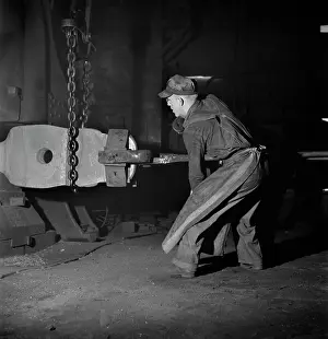 Topeka: Man - occupations - forging - blacksmith