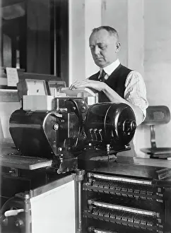 Tabulating: Man - Occupations - Machinery - Technology