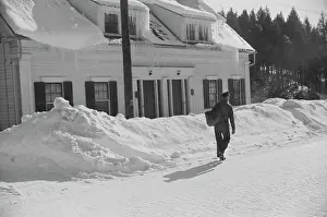 Mailman: Man - Occupations - Mailman - Snow