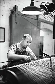 Greensboro: Man - Occupations - Textiles - Factory